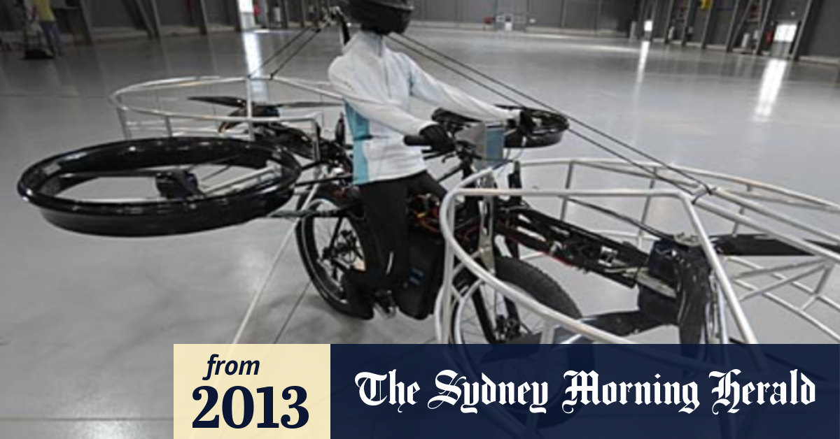 flying bicycle plane